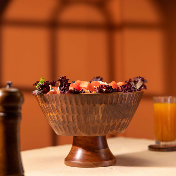 Kalash Acacia Wood Multipurpose Bowl