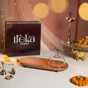 Dome n Dine Cake Cloche Platter with Gift Box