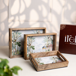 Vrindavan Serving Trays with Gift Box