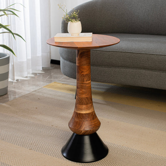 Comet Acacia Wood End Table