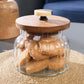 Bubble Multipurpose Glass Storage Jars with Airtight Lid