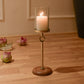 Aurora Candle Stand and Glass