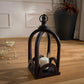 Lumora Acacia Wood Lantern