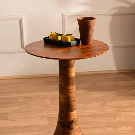 Comet Acacia Wood End Table