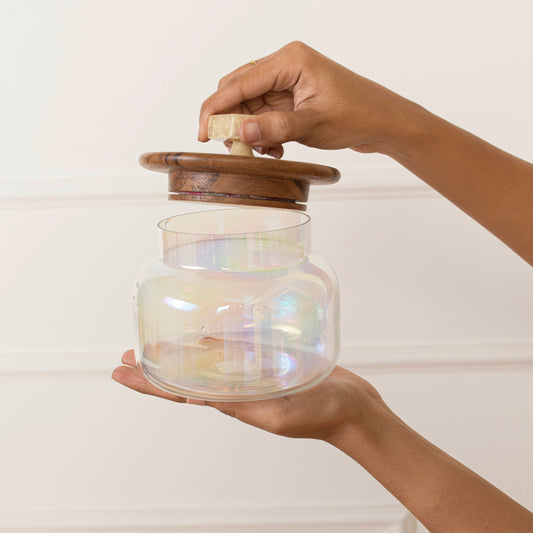 Halo Multipurpose Glass Storage Jars with Airtight Lid