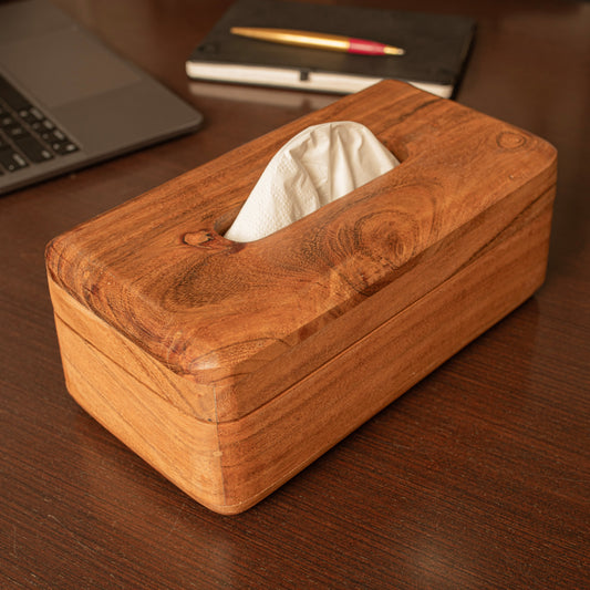 HoldnFold Acacia Wood Napkin Holder