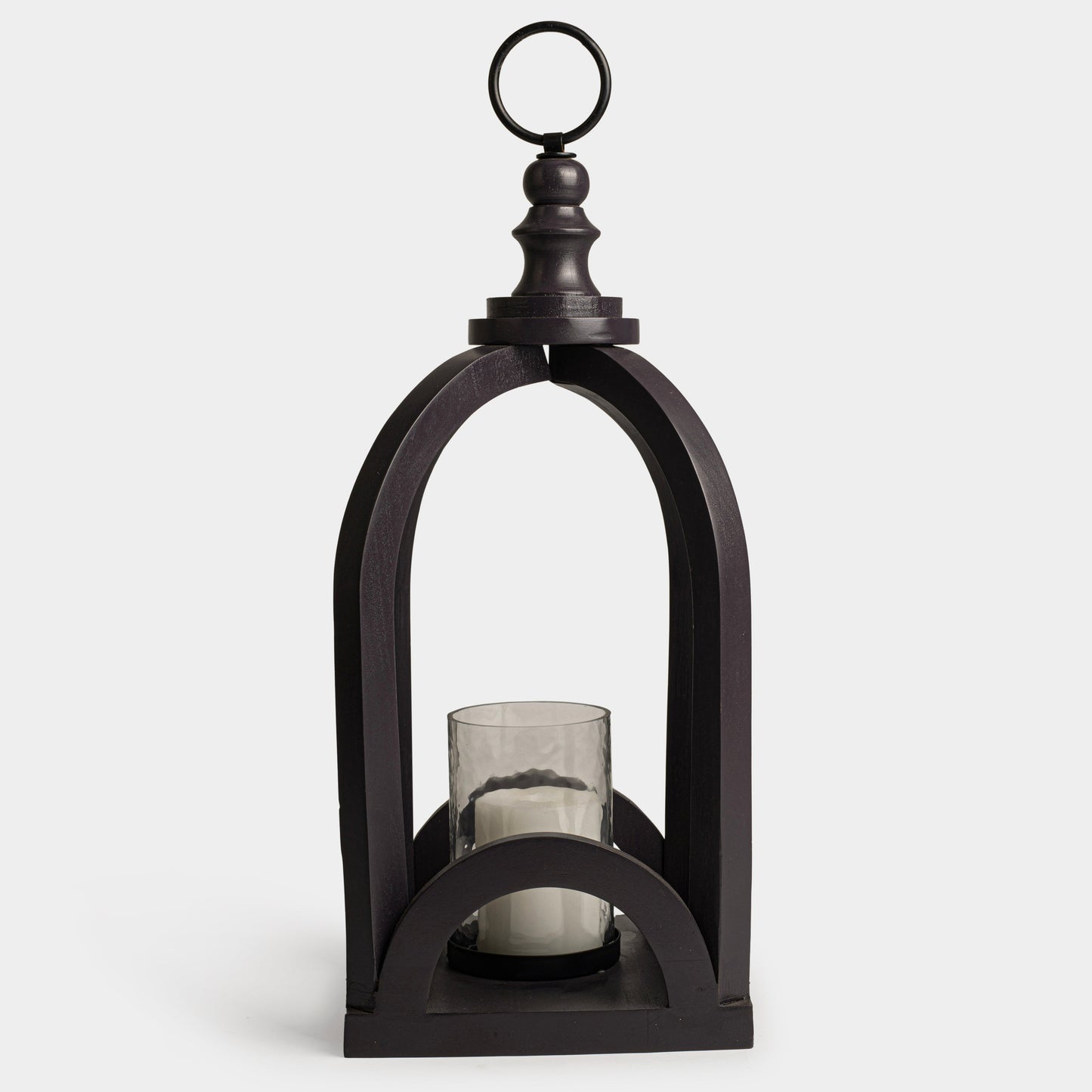 Lumora Acacia Wood Lantern