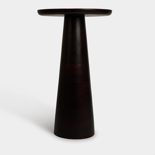 Noir Acacia Wood End Table