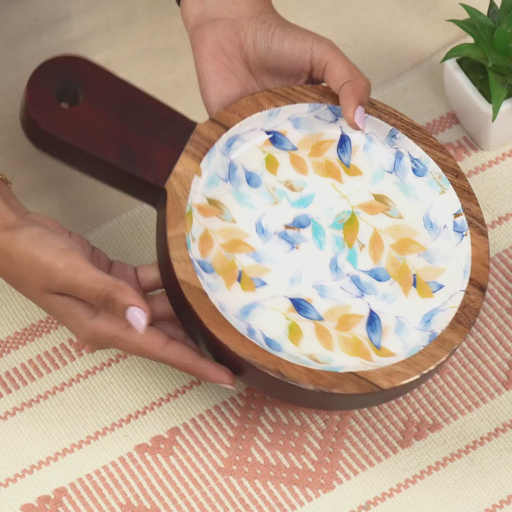 Leaf Me Alone Serving Board product video