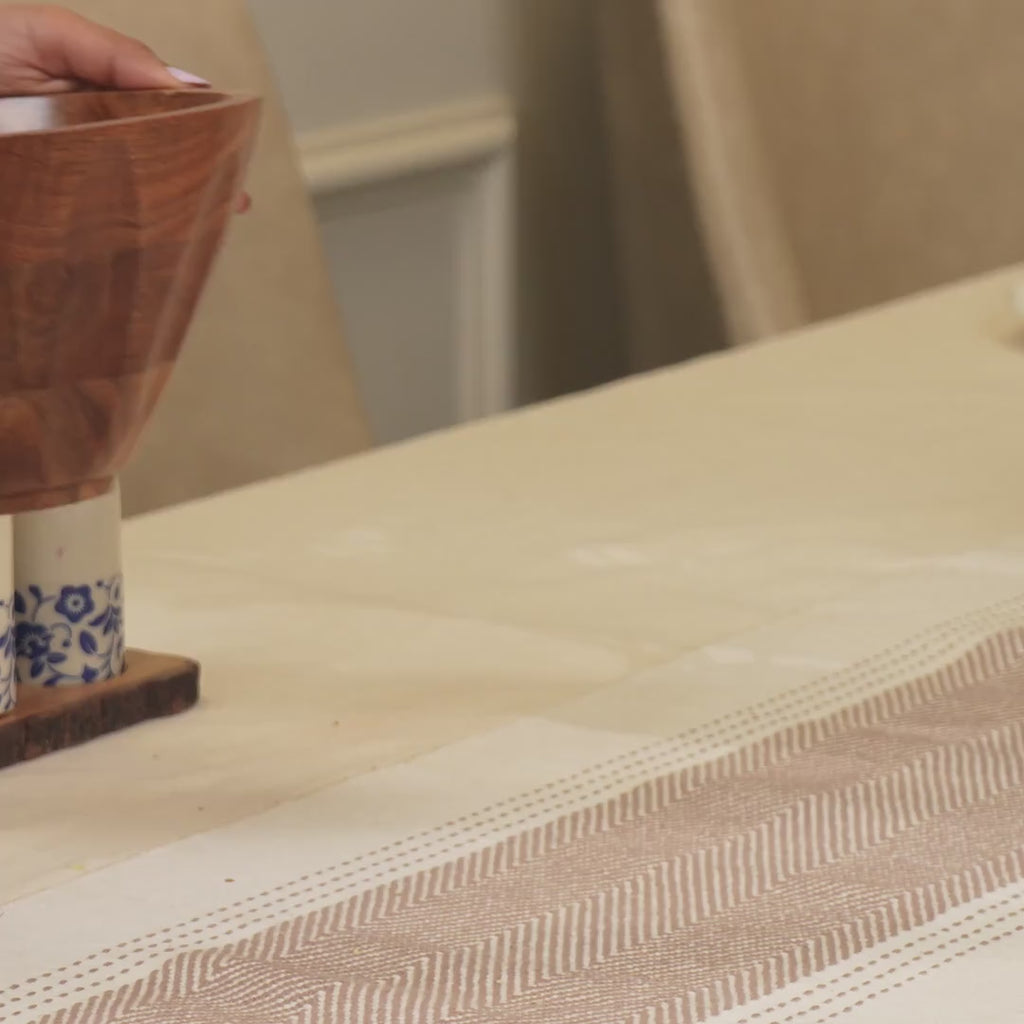 Prithvi Acacia Wood Multipurpose Bowl product video