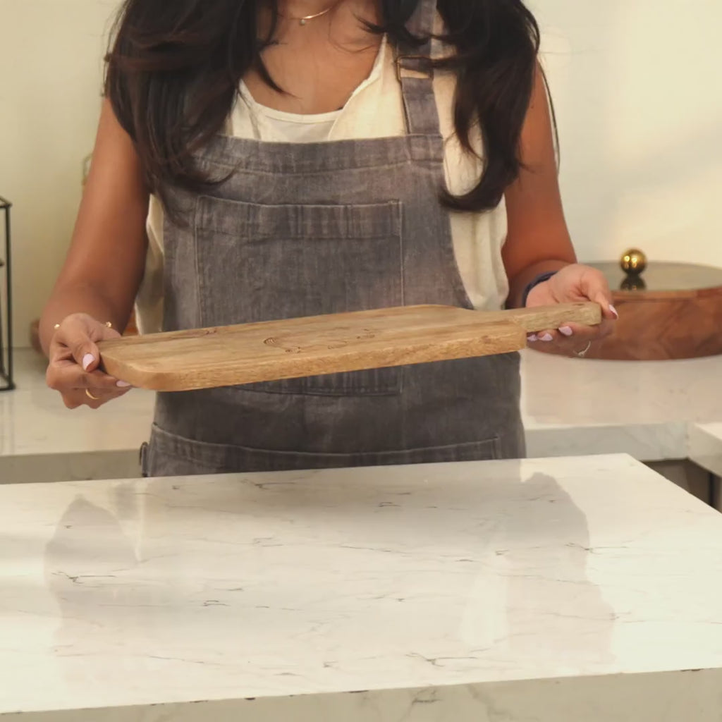 Cutopia Mango Wood Chopping Board with Laser Etching product video