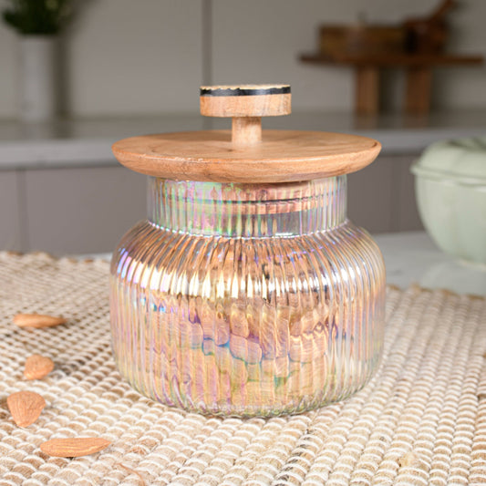 Gleam Multipurpose Glass Storage Jars with Airtight Lid